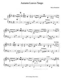 Autumn Leaves Tango Level 4 - 1st piano music sheet