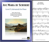 Ave Maria by Schubert Level 5 - Cover & 1st page