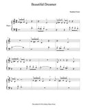 Beautiful Dreamer Level 1 - 1st piano music sheet