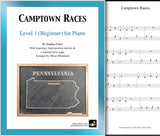 Camptown Races Level 1 - Cover sheet & 1st piano sheet