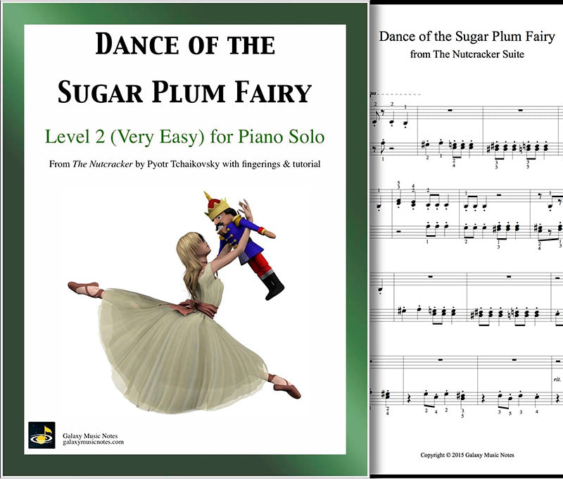 Dance of the Sugar Plum Fairy Level 2 - Cover & 1st piano page