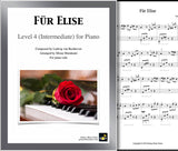Fur Elise Level 4 - Cover & 1st page