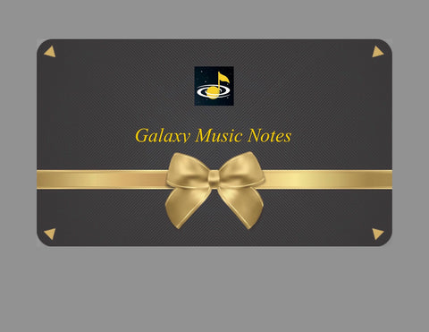 eGift Card: Regular from Galaxy Music Notes