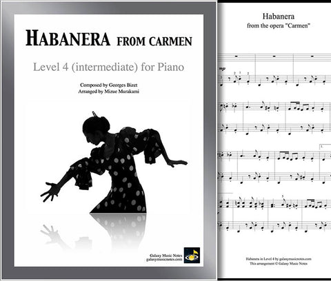 Habanera | Carmen | Level 4 | Cover & partial 1st page