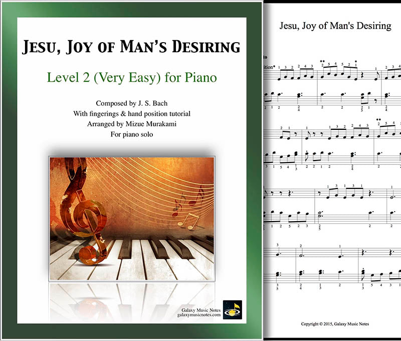 Jesu, Joy of Man's Desiring Level 2 - Cover & 1st page