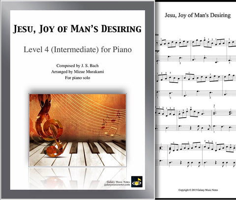 Jesu, Joy of Man's Desiring Level 4 - Cover & 1st page