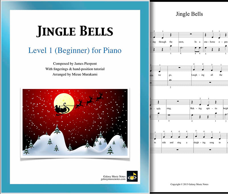 Jingle Bells Level 1 - Cover sheet & 1st page