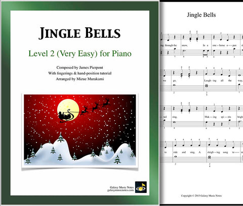 Jingle Bells Level 2 - Cover sheet & 1st page