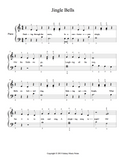 Jingle Bells Level 2 - 1st piano music sheet