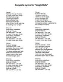 Jingle Bells Level 2 - Lyrics page