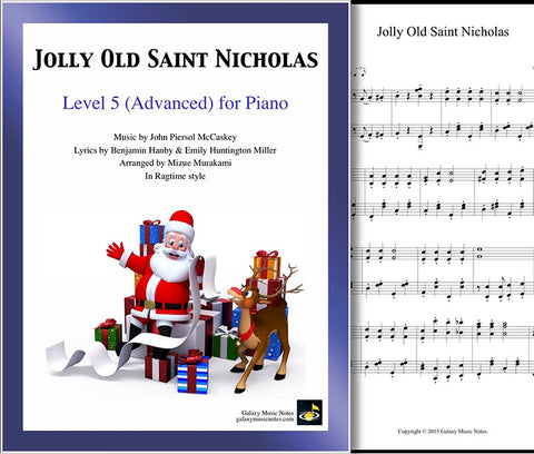 Jolly Old Saint Nicholas Level 5 - Cover sheet & 1st page