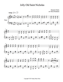 Jolly Old Saint Nicholas level 5 | Ragtime| 1st piano sheet