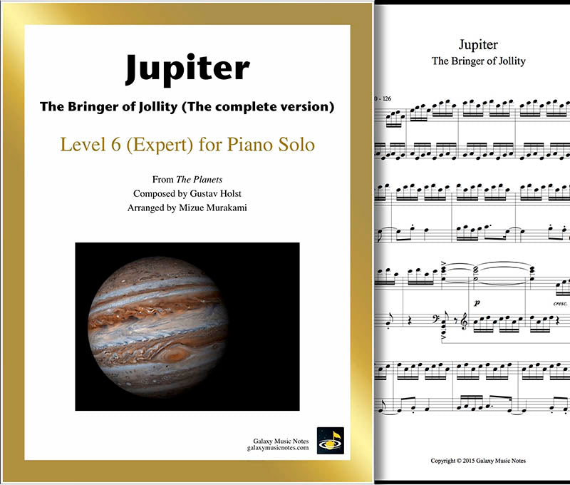 Jupiter (complete) Level 6 - Cover sheet & 1st page