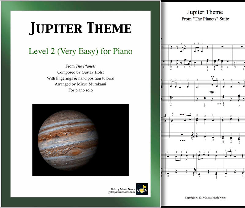 Jupiter Theme Level 2 - Cover sheet & 1st page