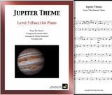 Jupiter Theme Level 3 - Cover sheet & 1st page