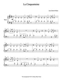 La Cinquantaine Level 2 - 1st piano music sheet