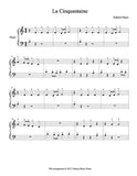 La Cinquantaine Level 1 - 1st piano music sheet