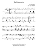 La Cinquantaine: Level 5 - Piano sheet music - Page 1