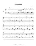 Liebestraum Level 2 - 1st piano music sheet