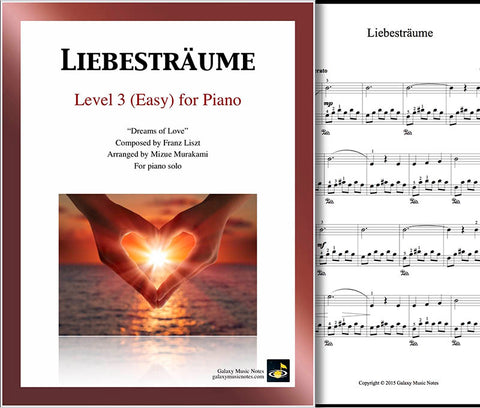 Liebestraume Level 3 - Cover & 1st page