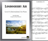 Londonderry Air: Level 4 - 1st music page & cover