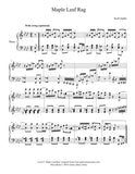 Maple Leaf Rag: Level 6 piano sheet music - page-1