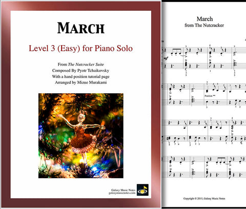 March | Nutcracker | Level 3 - Cover sheet & 1st page