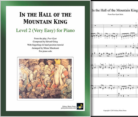 In the Hall of the Mountain King Level 2 - Cover & 1st page