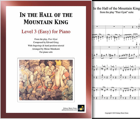 In the Hall of the Mountain King Level 3 - Cover & 1st page