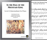 In the Hall of the Mountain King Level 4 - Cover & 1st page