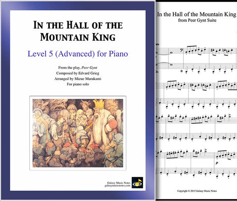 In the Hall of the Mountain King Level 5 - Cover & 1st page
