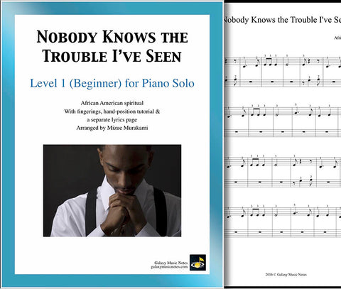 Nobody Knows the Trouble I've Seen Level 1 - Cover & page 1