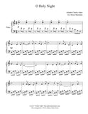 O Holy Night: Level 4 piano sheet music - page 1