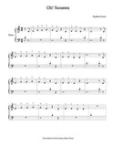 Oh! Susanna Level 1 - 1st piano music sheet