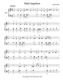 Panis Angelicus Level 2 - 1st piano music sheet