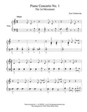 Piano Concerto No. 1: 1st MVMT | Level 2 | 1st piano sheet
