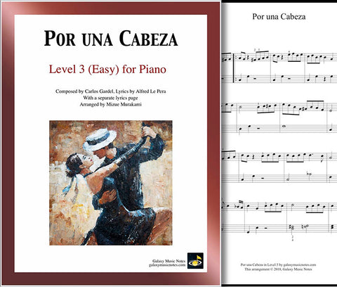 Por una Cabeza Level 3 - Cover sheet & 1st page