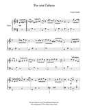 Por una Cabeza Level 3 - 1st piano music sheet