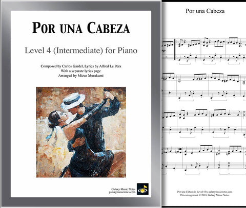 Por una Cabeza Level 4 - Cover sheet & 1st page