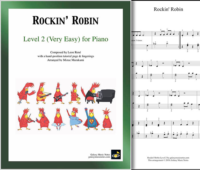 Rockin' Robin Level 2 - Cover sheet & 1st page