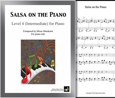 Salsa on the Piano Level 4 - Cover & 1st page