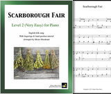 Scarborough Fair Level 2 - Cover sheet & 1st page