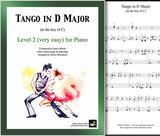 Tango in D Major Level 2 - Cover & partial 1st page
