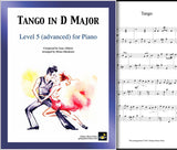 Tango in D Major Level 5 - Cover sheet & 1st page