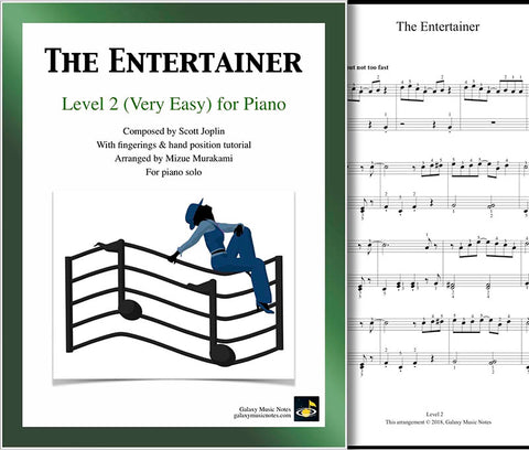 The Entertainer Level 2 - Cover sheet & 1st page