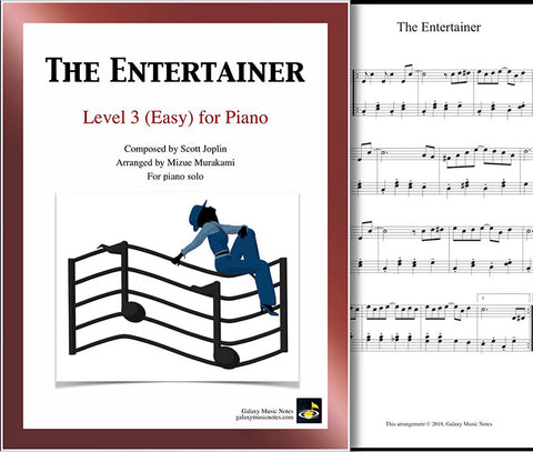 The Entertainer Level 3 - Cover sheet & 1st page