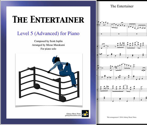The Entertainer Level 5 - Cover sheet & 1st page