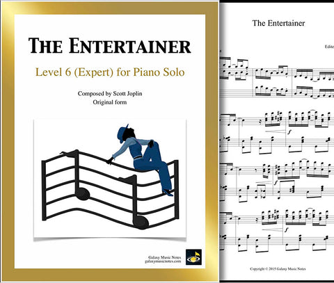 The Entertainer Level 6 - Cover sheet & 1st page