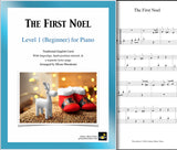 The First Noel: Level 1 - 1st piano page & cover