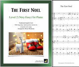 The First Noel: Level 2 - 1st piano page & cover